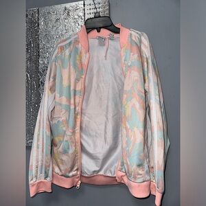 Girls Adidas floral jacket